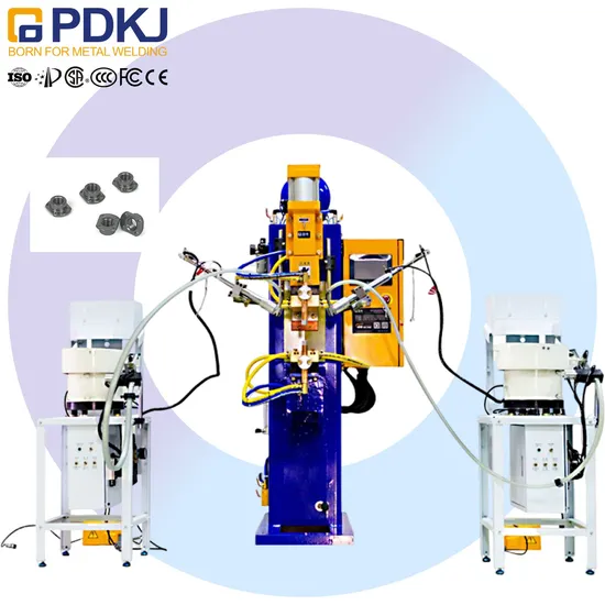 Automatic Nuts Feeding Resistance Spot Welder Pneumatic Spot Welding Machine Factory Price Soldering Equipment Simple Operation New Device